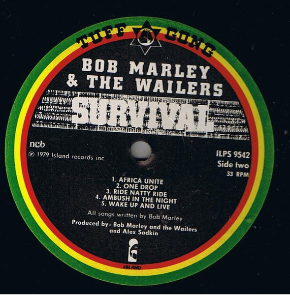 Bob Marley & The Wailers - Survival | Tuff Gong (ILPS 9542) - 4 Bob Marley & The Wailers - Survival | Tuff Gong (ILPS 9542) - 4