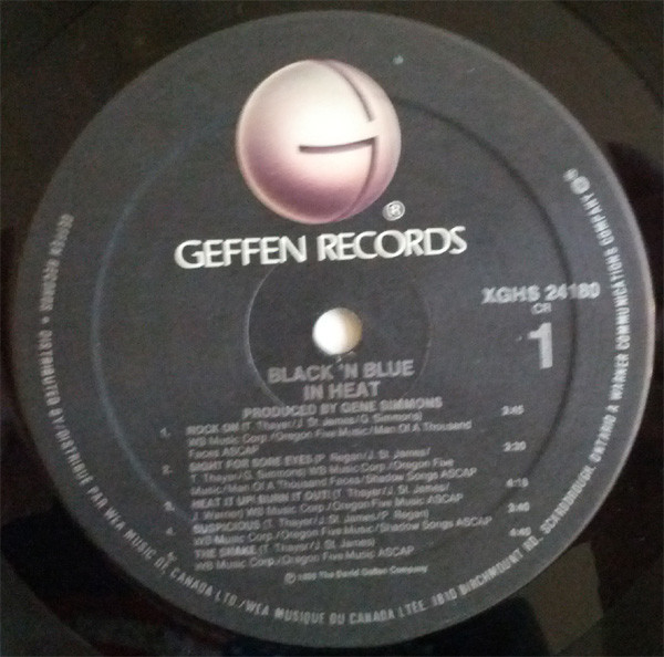 Black 'N Blue - In Heat | Geffen Records (XGHS 24180) - 2 Black 'N Blue - In Heat | Geffen Records (XGHS 24180) - 2
