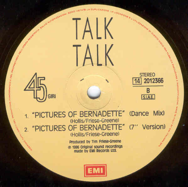 Talk Talk - Give It Up | Parlophone (14-2012366) - 4 Talk Talk - Give It Up | Parlophone (14-2012366) - 4