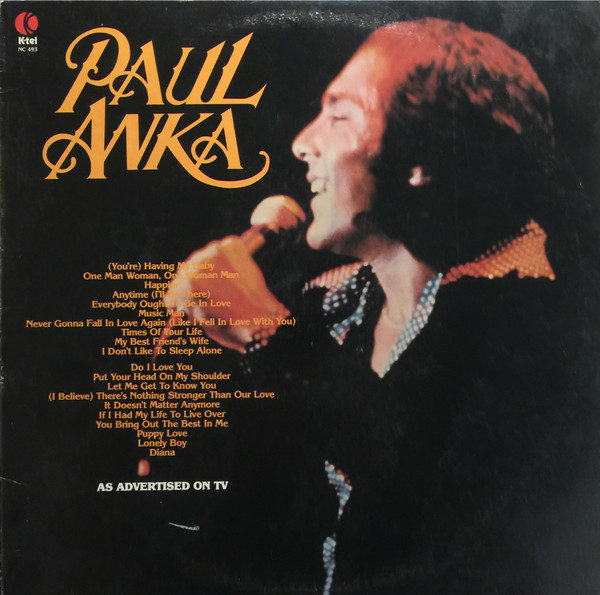 Paul Anka - Paul Anka | K-Tel (NC-493) - main Paul Anka - Paul Anka | K-Tel (NC-493) - main