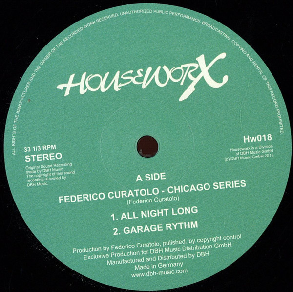 Federico Curatolo - Chicago Series | Houseworx (HW018) - main
