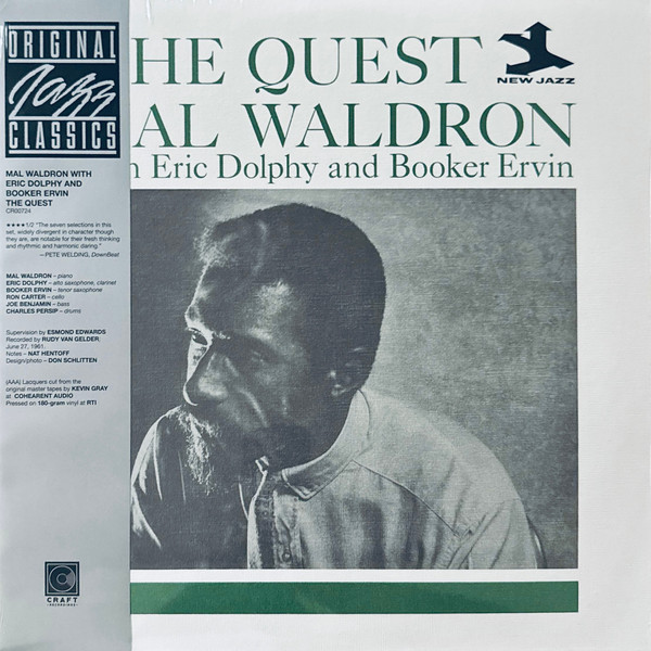 Mal Waldron With Eric Dolphy And Booker Ervin - The Quest | New Jazz (CR00724) - main Mal Waldron With Eric Dolphy And Booker Ervin - The Quest | New Jazz (CR00724) - main