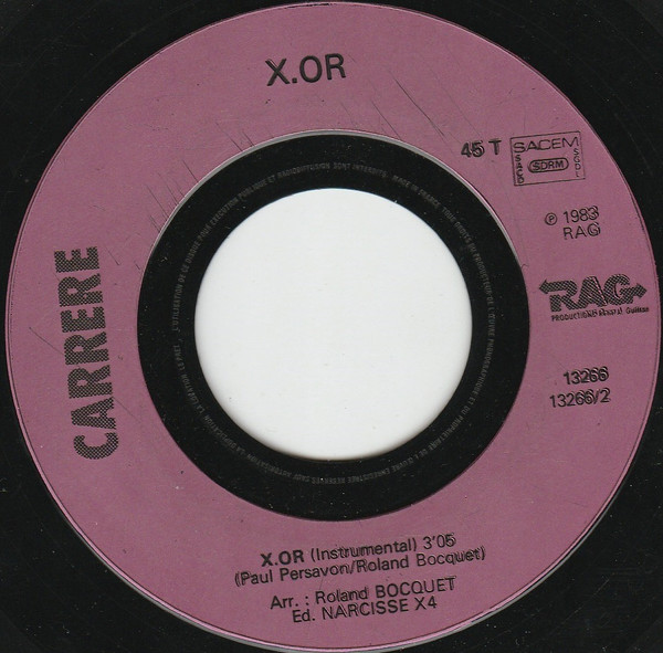 Jean-Pierre Savelli - X-OR | Carrere (13.266) - 4