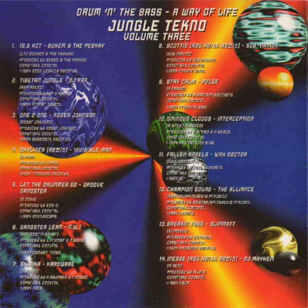 Various - Jungle Tekno Volume Three (Drum 'N' The Bass - A Way Of Life) | Jumpin' & Pumpin' (CD TOT 14) - 4
