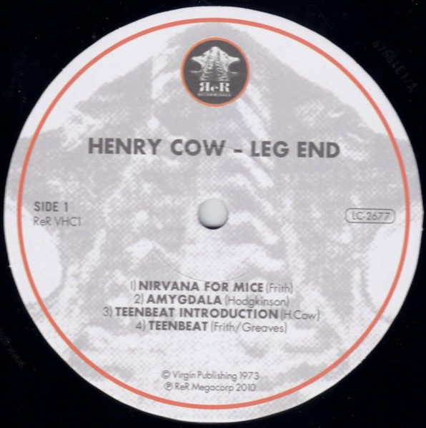 Henry Cow - Leg End | ReR Megacorp (ReR VHC1) - 4