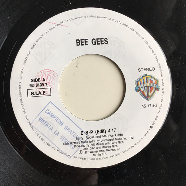 Bee Gees - E·S·P | Warner Bros. Records (92 8139-7) - 3 Bee Gees - E·S·P | Warner Bros. Records (92 8139-7) - 3