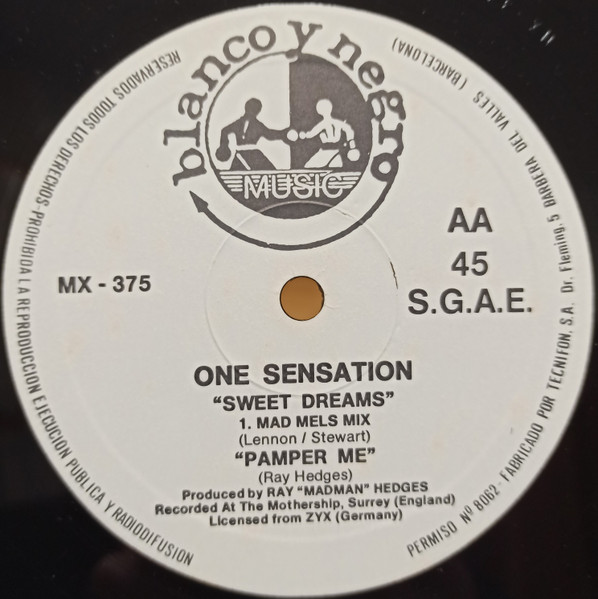One Sensation - Sweet Dreams | Blanco Y Negro (MX - 375) - 4