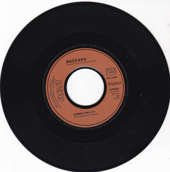 Baccara - Darling / Number One | RCA Victor (PB-5566) - 3