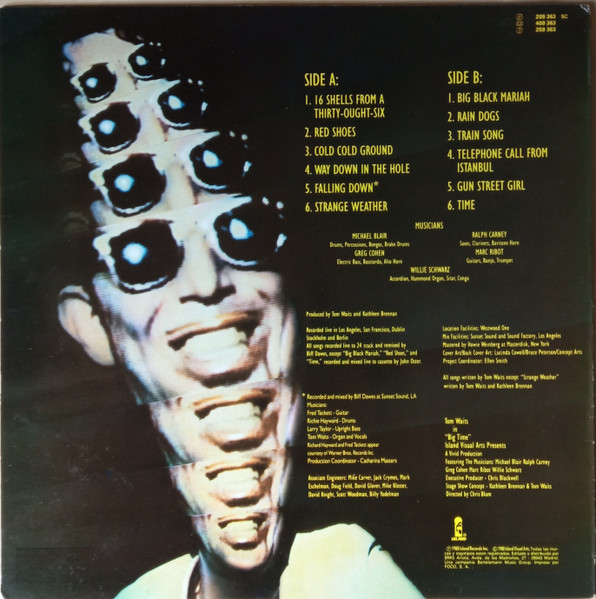 Tom Waits - Big Time | Island Records (5C 209 363) - 2