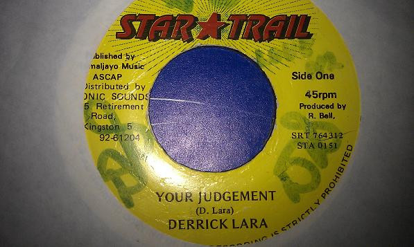 Derrick Lara - Your Judgement | Star Trail (SRT 764312) - 2
