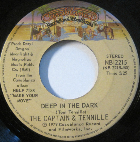 Captain And Tennille - Do That To Me One More Time / Deep In The Dark (7") [Vinyl] | Casablanca (NB 2215) - 2
