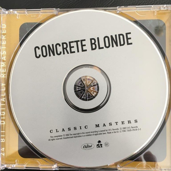 Concrete Blonde - Classic Masters CD | Capitol Records (72435-37418-2-2) - 2