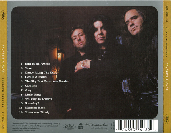 Concrete Blonde - Classic Masters CD | Capitol Records (72435-37418-2-2) - 3