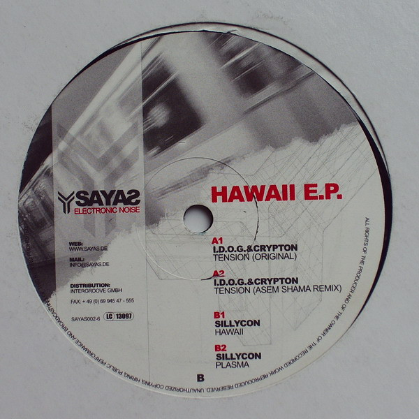 Various - Hawaii EP | SAYAS - Electronic Noise (SAYAS002-6) - main