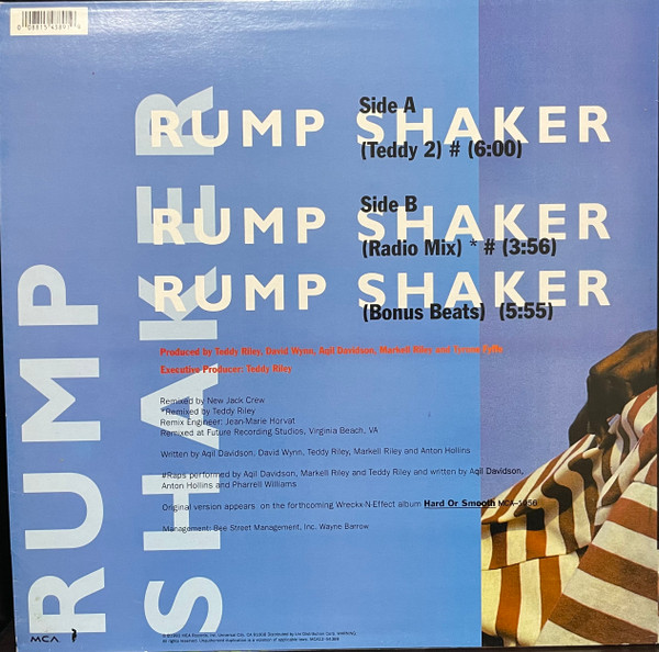Wrecks-N-Effect - Rump Shaker | MCA Records (MCA12 54389) - 2 Wrecks-N-Effect - Rump Shaker | MCA Records (MCA12 54389) - 2