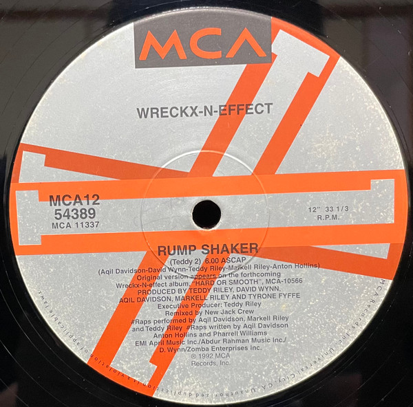 Wrecks-N-Effect - Rump Shaker | MCA Records (MCA12 54389) - 3 Wrecks-N-Effect - Rump Shaker | MCA Records (MCA12 54389) - 3