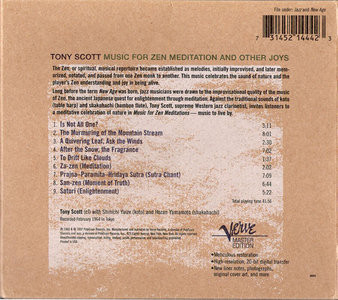 Tony Scott - Music For Zen Meditation And Other Joys | Verve Records (314 521 444-2) - 2