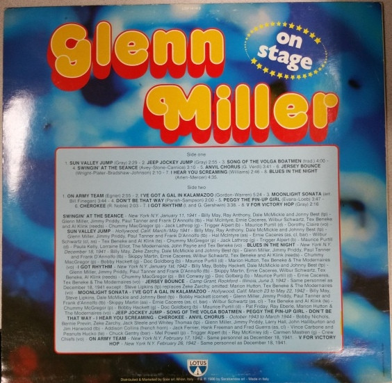 Glenn Miller - On Stage | Lotus (LOP 14.143) - 2