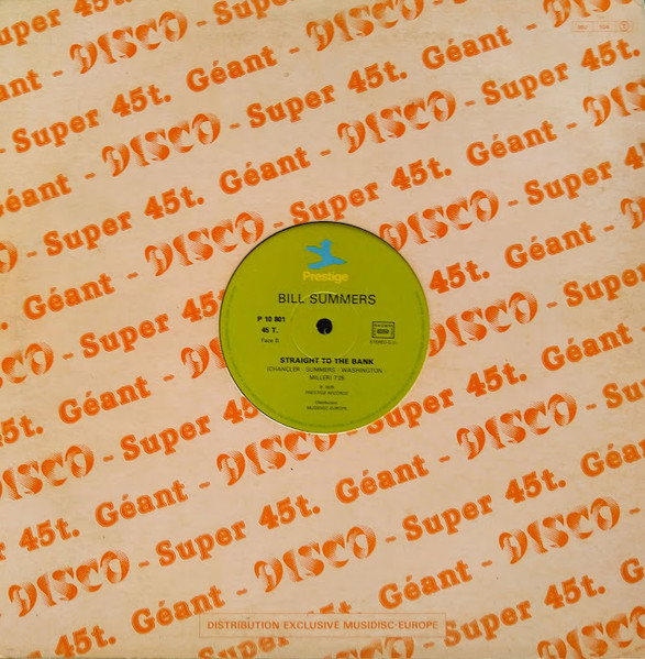 Bill Summers & Summers Heat - Straight To The Bank | Prestige (P 10 801) - 4