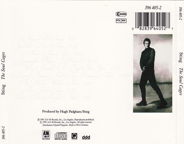 Sting - The Soul Cages | A&M Records (396 405-2) - 2