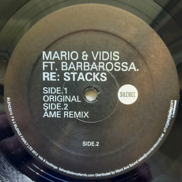 Mario Basanov & Vidis Ft. Barbarossa - Re: Stacks | Silence Music (SILENCE013) - 2