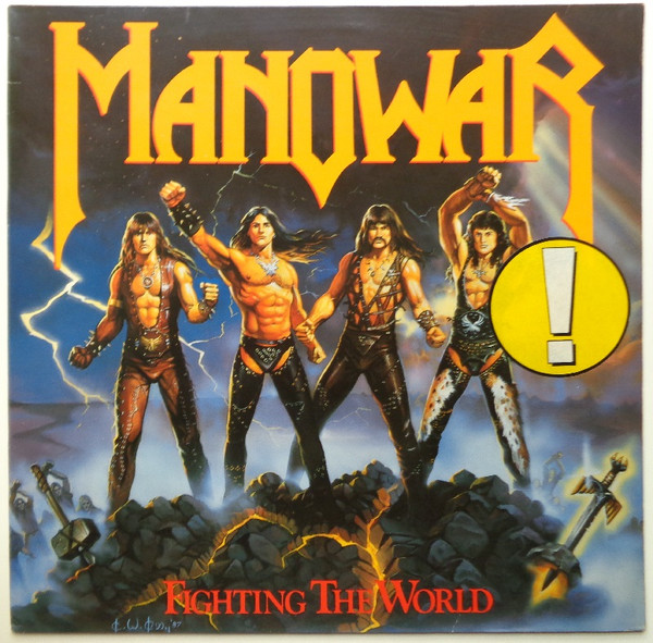 Manowar - Fighting The World | ATCO Records (790 563-1) - main