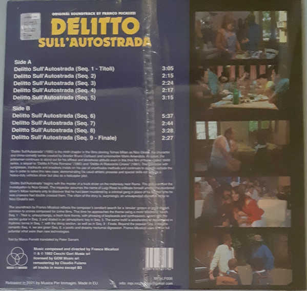 Franco Micalizzi - Delitto Sull'Autostrada | Musica Per Immagini (MPI-LP006)