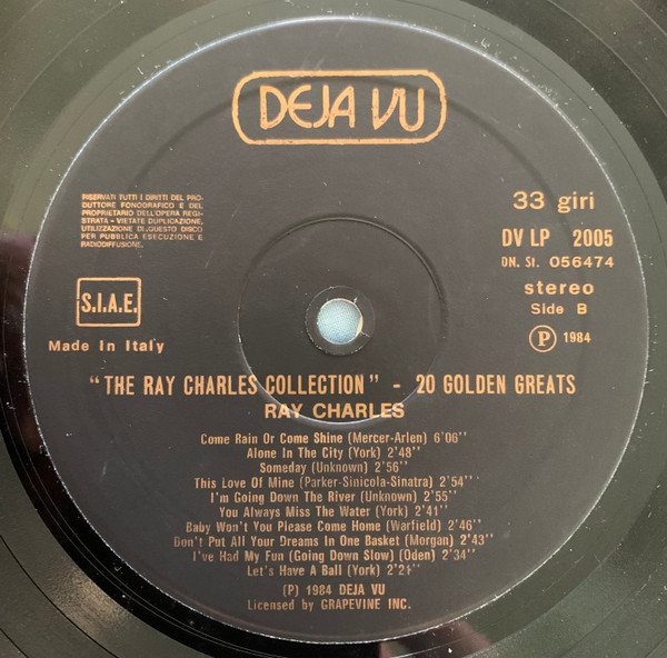 Ray Charles - The Ray Charles Collection - 20 Golden Greats | Deja Vu (DVLP 2005) - 4 Ray Charles - The Ray Charles Collection - 20 Golden Greats | Deja Vu (DVLP 2005) - 4