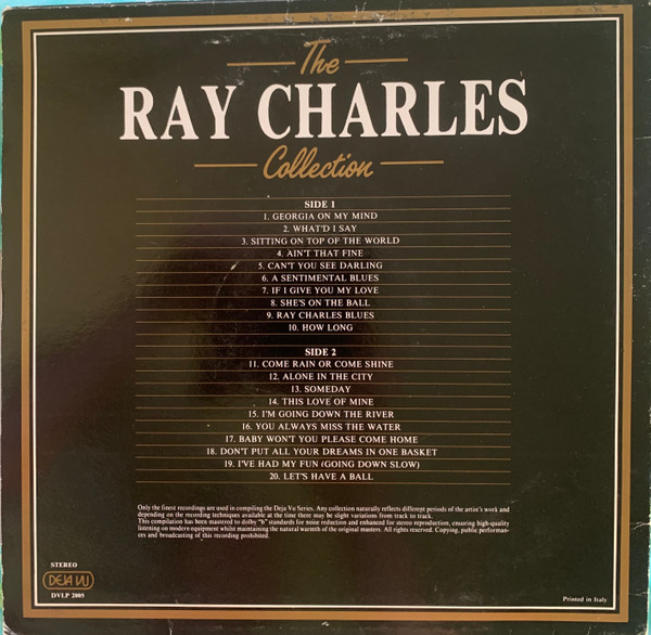 Ray Charles - The Ray Charles Collection - 20 Golden Greats | Deja Vu (DVLP 2005) - 2 Ray Charles - The Ray Charles Collection - 20 Golden Greats | Deja Vu (DVLP 2005) - 2