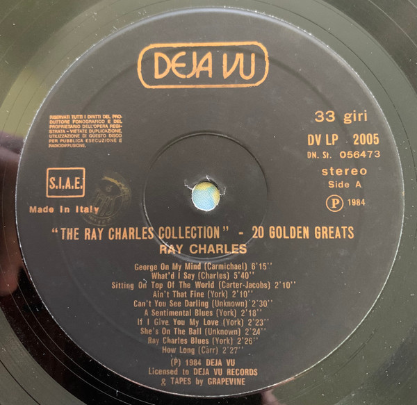 Ray Charles - The Ray Charles Collection - 20 Golden Greats | Deja Vu (DVLP 2005) - 3 Ray Charles - The Ray Charles Collection - 20 Golden Greats | Deja Vu (DVLP 2005) - 3