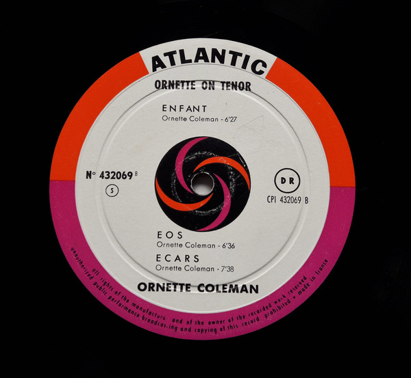 Ornette Coleman - Ornette On Tenor | Atlantic (432.069) - 4