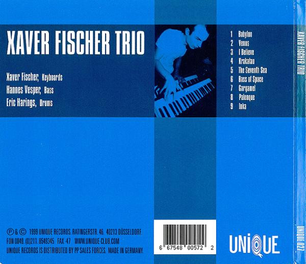 Xaver Fischer Trio - Xaver Fischer Trio | Unique (UNIQUE 027) - 3