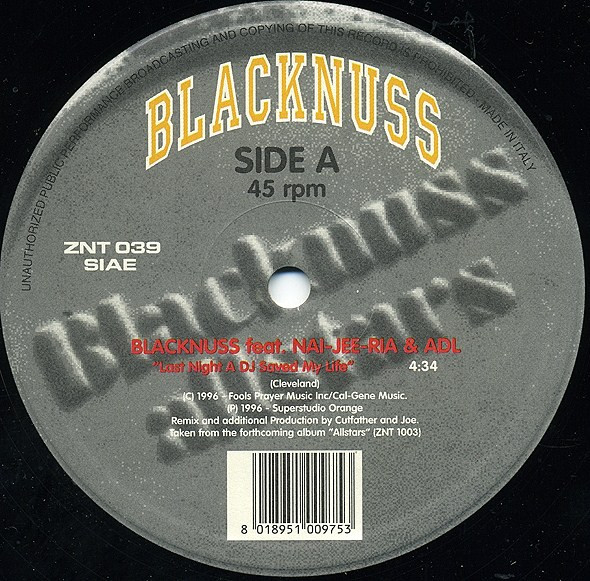 Blacknuss - Blacknuss Allstars | Zac International (ZNT 039)