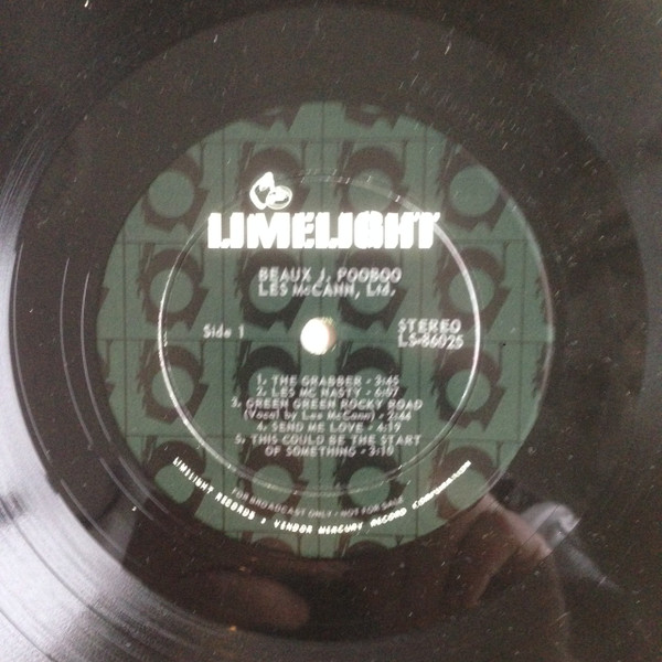 Les McCann Ltd. - Beaux J. Pooboo | Limelight (LS 86025) - 3