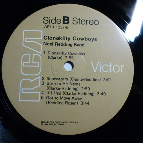 Noel Redding Band - Clonakilty Cowboys | RCA (APL1-1237) - 4 Noel Redding Band - Clonakilty Cowboys | RCA (APL1-1237) - 4