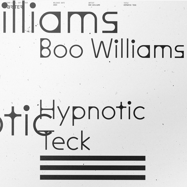 Boo Williams - Hypnotic Teck | Pariter (PRTR27) - main