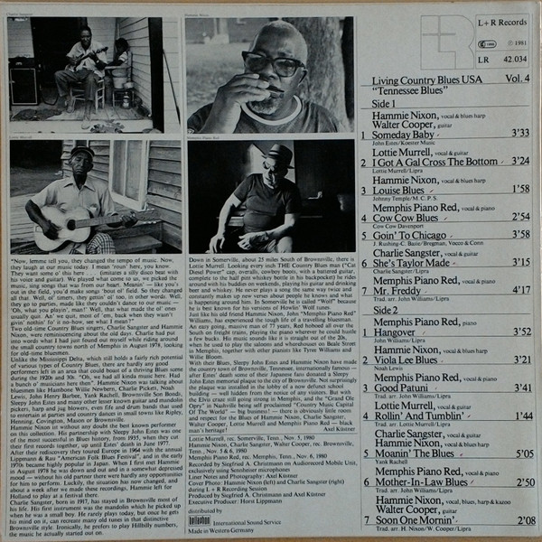 Various - Tennessee Blues! | L+R Records (LR 42.034)
