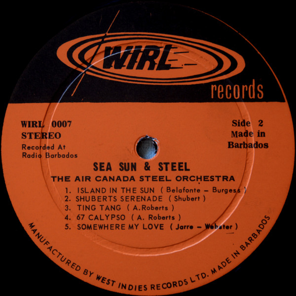 The Air Canada Steel Orchestra - Sea Sun & Steel [Vinyl] | WIRL (W 0007) - 4