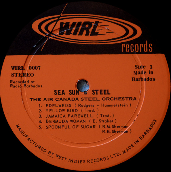 The Air Canada Steel Orchestra - Sea Sun & Steel [Vinyl] | WIRL (W 0007) - 3
