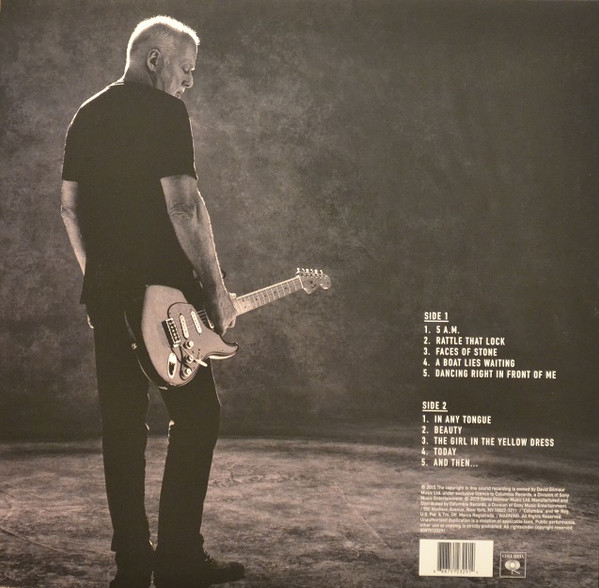 David Gilmour - Rattle That Lock 2LP | Columbia (88875123291) - 2 David Gilmour - Rattle That Lock 2LP | Columbia (88875123291) - 2