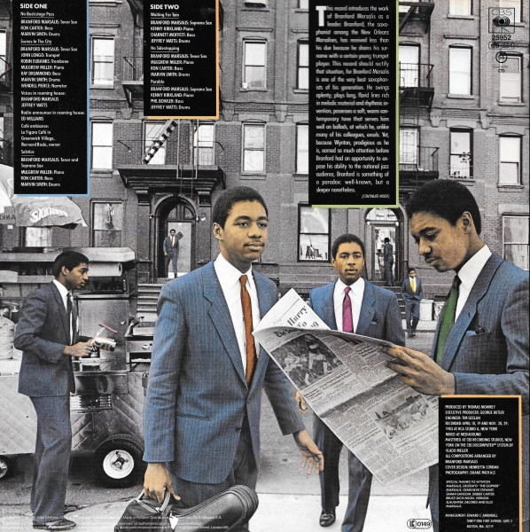 Branford Marsalis - Scenes In The City | CBS (CBS 25952) - 2 Branford Marsalis - Scenes In The City | CBS (CBS 25952) - 2