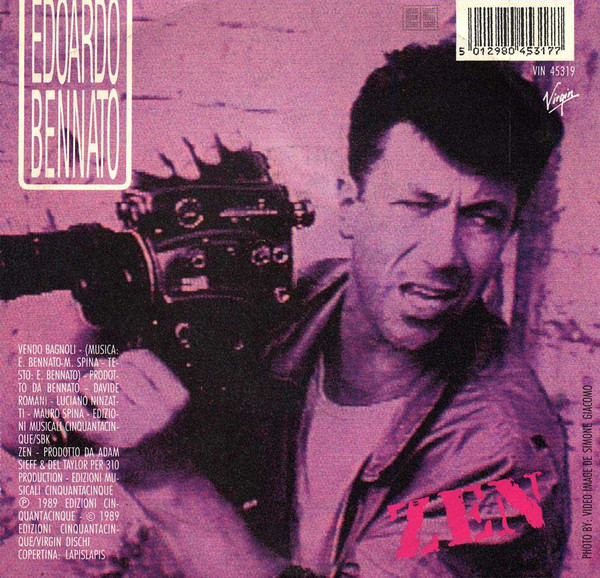 Edoardo Bennato - Vendo Bagnoli | Virgin (VIN 45319) - 2