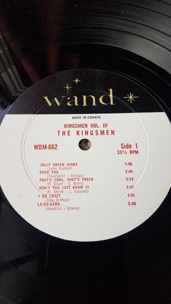 The Kingsmen - The Kingsmen, Volume 3 | Wand (WDM 662) - 3