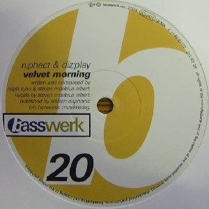 N.Phect & Diz:Play / Dizplay - Velvet Morning / The Syndicate | Basswerk (basswerk 20) - main N.Phect & Diz:Play / Dizplay - Velvet Morning / The Syndicate | Basswerk (basswerk 20) - main