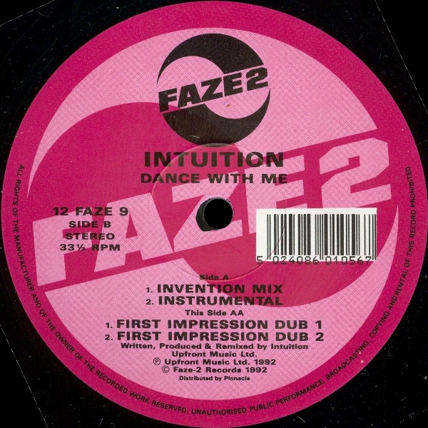Intuition - Dance With Me | Faze 2 (12 FAZE 9) - 3