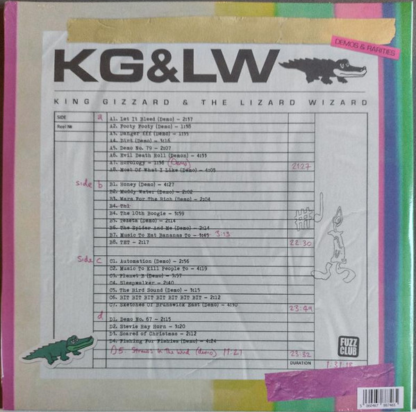King Gizzard And The Lizard Wizard - Demos & Rarities : 1 & 2 | Fuzz Club Records (FC158) - 2 King Gizzard And The Lizard Wizard - Demos & Rarities : 1 & 2 | Fuzz Club Records (FC158) - 2