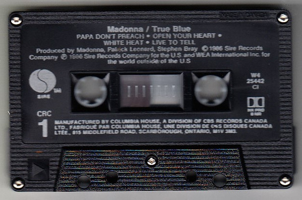 Madonna - True Blue [Cassette] | Sire (W4 25442) - 3
