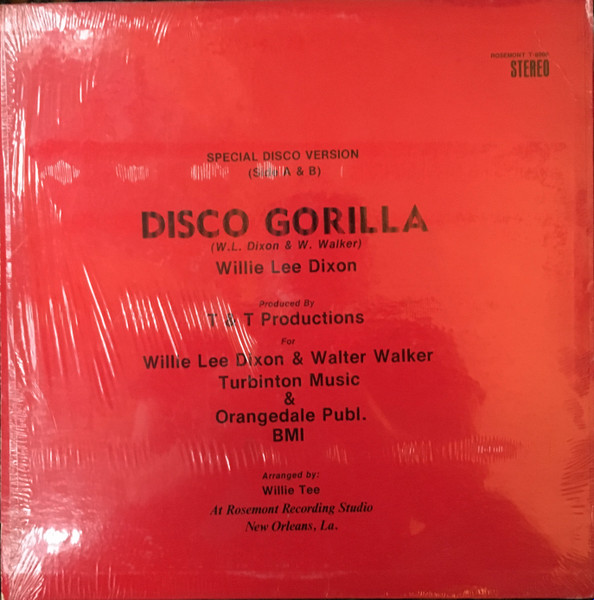 Willie Lee Dixon - Disco Gorilla | Rosemont Records (TT 8000) - 2