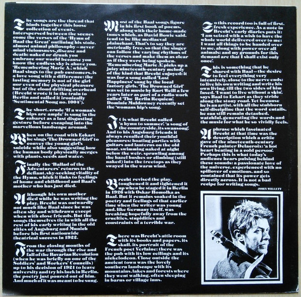 David Bowie - David Bowie In Bertolt Brecht's Baal | RCA Victor (PC 8902) - 4
