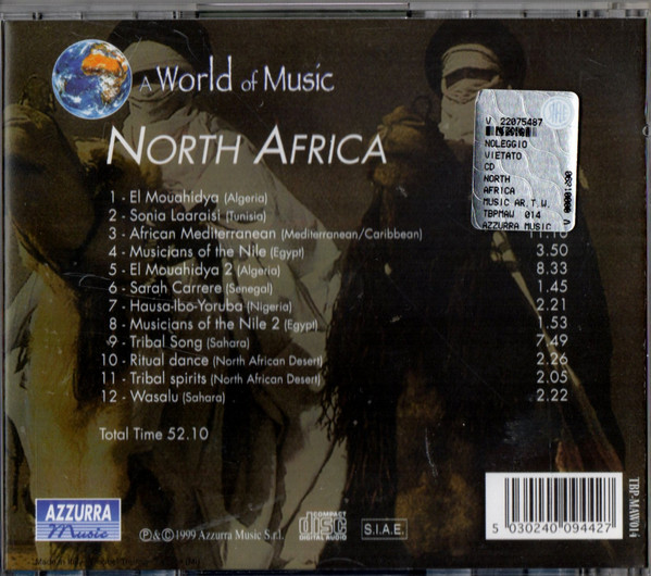 Unknown Artist - A World Of Music North Africa | Azzurra Music Srl (TBP-MAW014) - 2